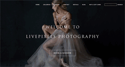 Desktop Screenshot of livepixelsphotography.com